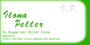 ilona peller business card